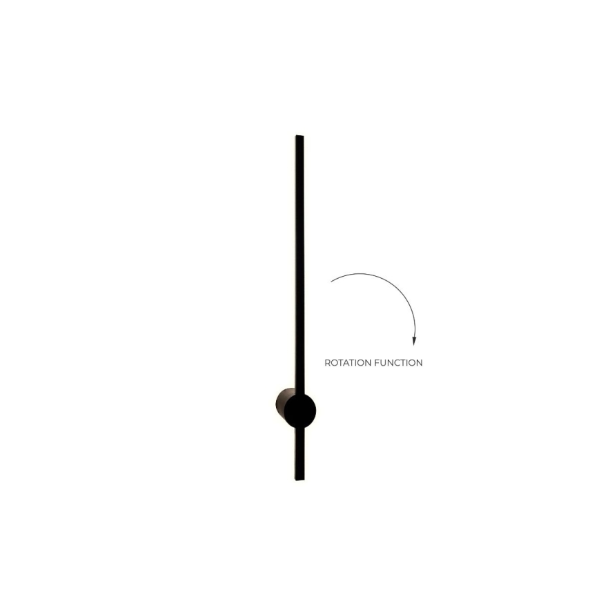 Zuma Line - LED sieninis šviestuvas LED/8W/230V 60 cm juoda