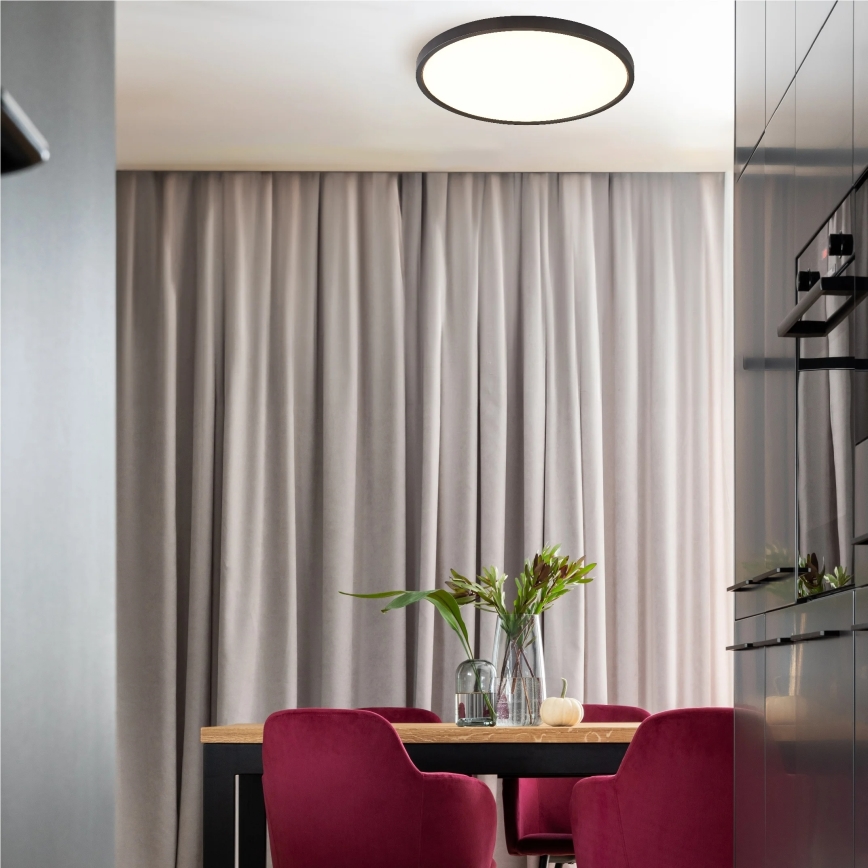 Zuma Line - LED lubinis šviestuvas LED/48W/230V 3000/4000/6000K skersmuo 60 cm juodas