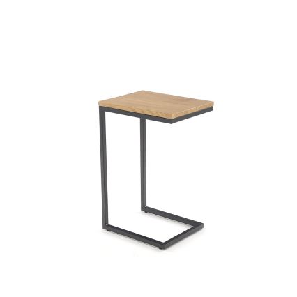 Žurnalinis staliukas AURIA ąžuolas/juodas