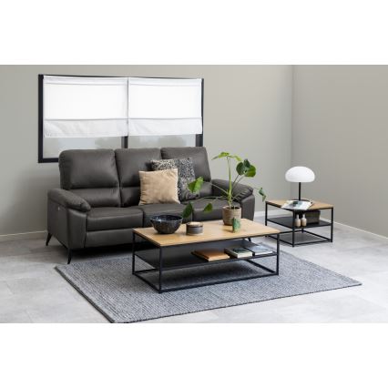 Žurnalinis staliukas CORA ąžuolas/juodas