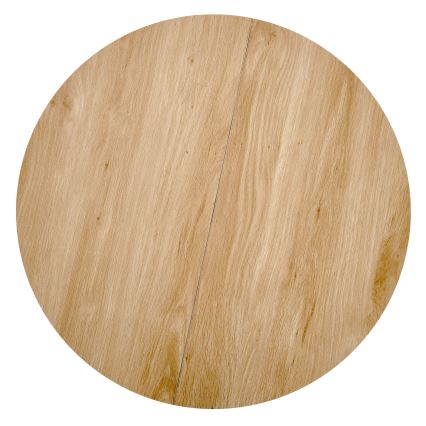 Žurnalinis staliukas DANTE Ø 67 cm ruda/juoda