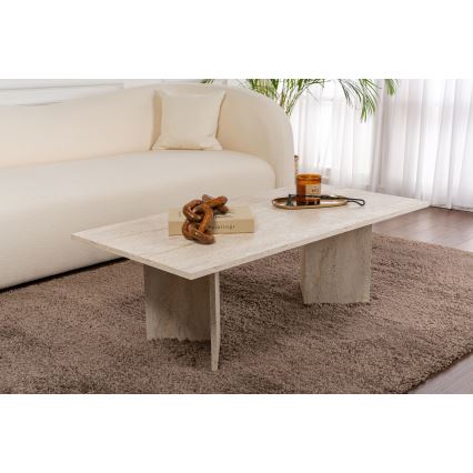 Žurnalinis staliukas NEL 119x60 cm travertinas