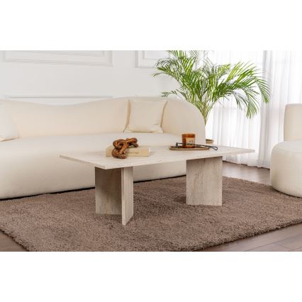 Žurnalinis staliukas NEL 119x60 cm travertinas