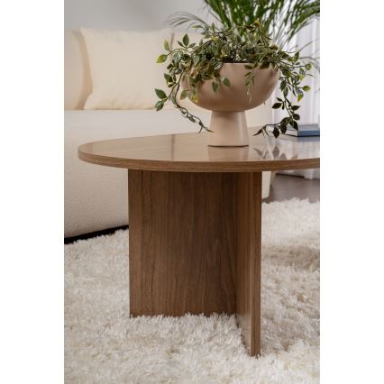 Žurnalinis staliukas NEL riešutas