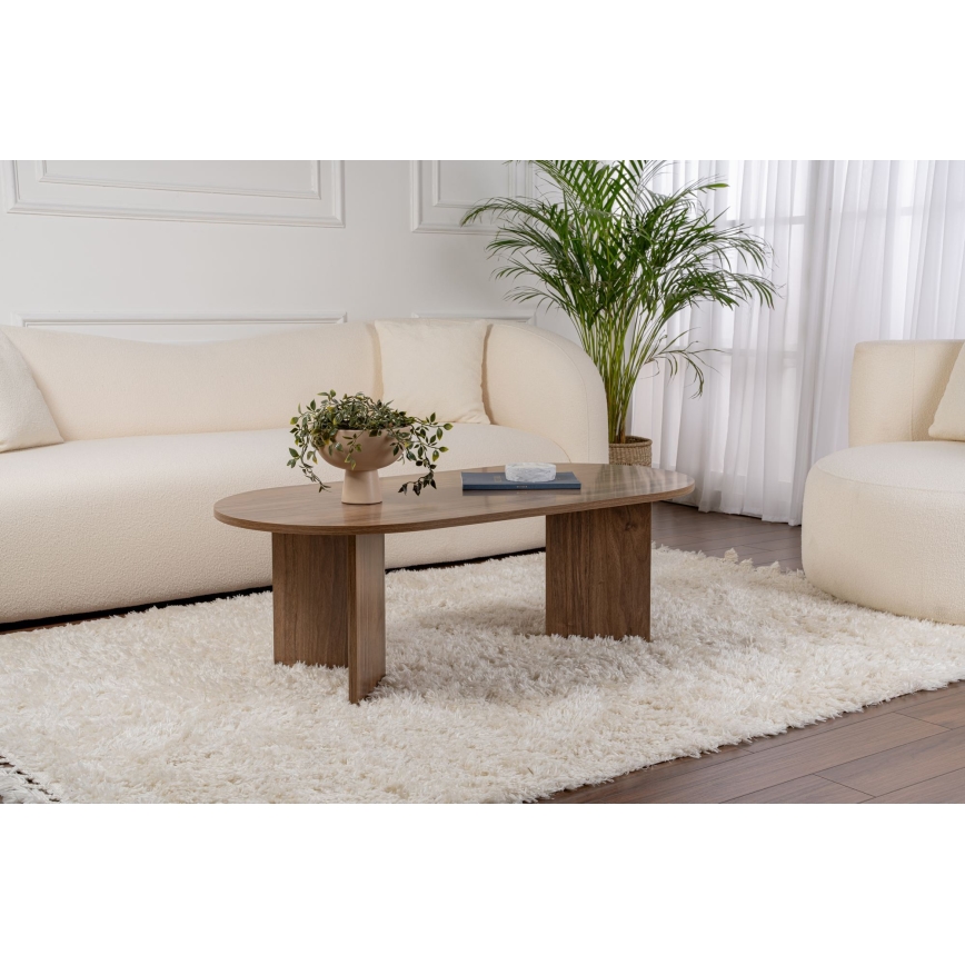 Žurnalinis staliukas NEL riešutas