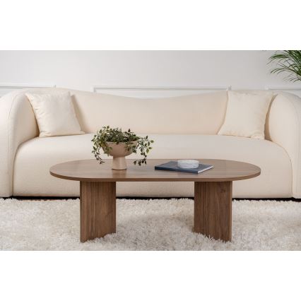 Žurnalinis staliukas NEL riešutas