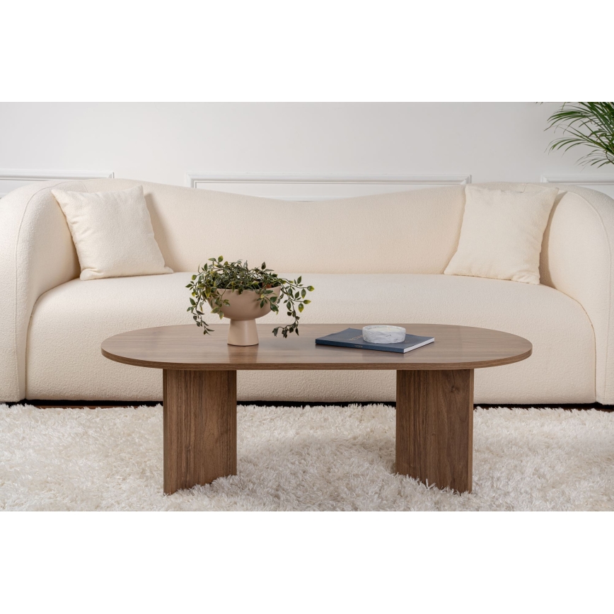 Žurnalinis staliukas NEL riešutas