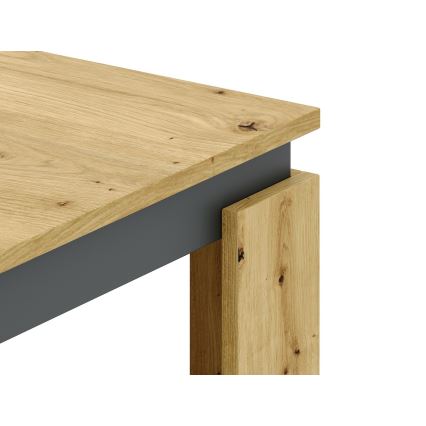 Žurnalinis staliukas OLAF ąžuolas artisan/antracitas
