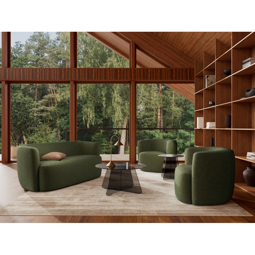 Žurnalinis staliukas SANOS, 80 cm, dūminė pilka