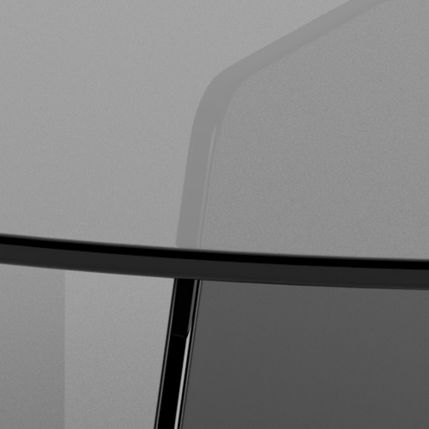 Žurnalinis staliukas SANOS, 80 cm, dūminė pilka