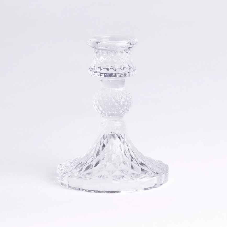 Žvakidė 10,5 cm skaidri