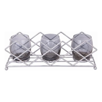 Žvakidė 33x10x11 cm blizgus chromas
