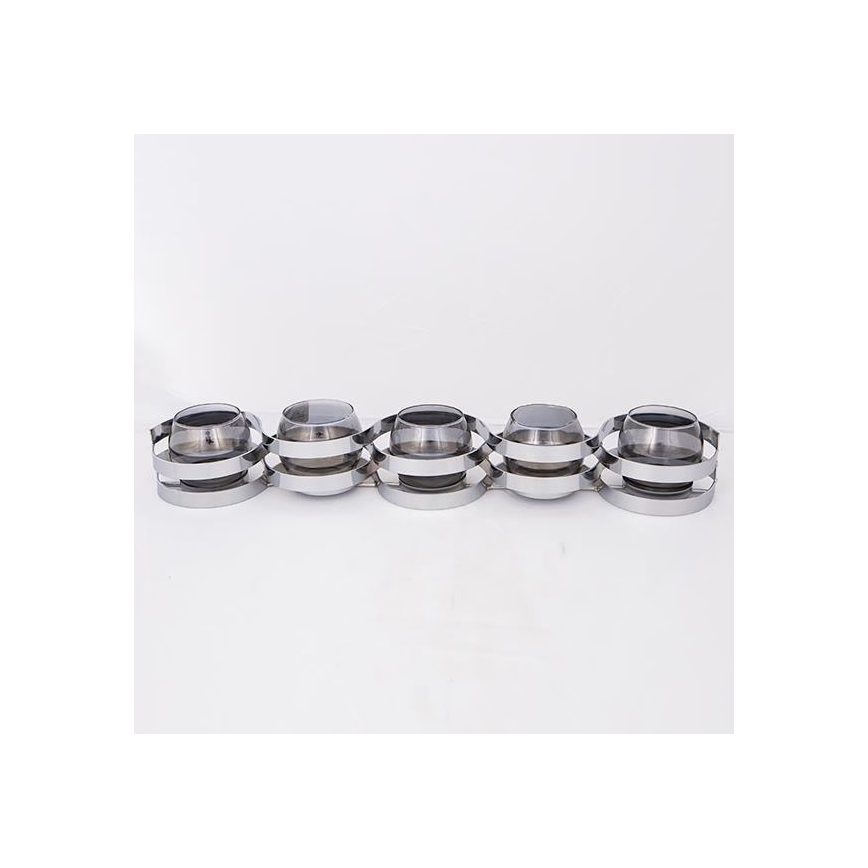 Žvakidė 55x10x8 cm blizgus chromas